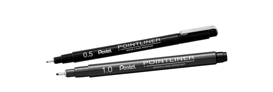 Two markers side by side.