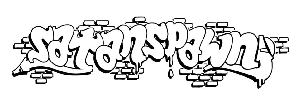 Satan Spawn, sketch/outline.