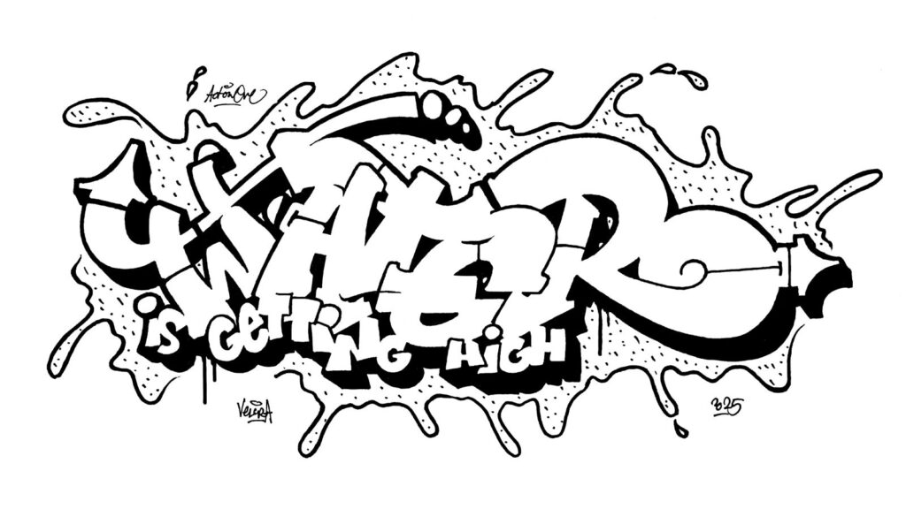 Water Is Getting High, sketch/outline.