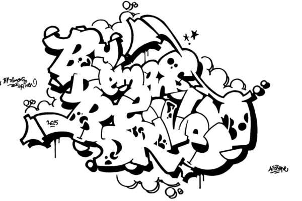 By Demons Be Driven, sketch/outline.