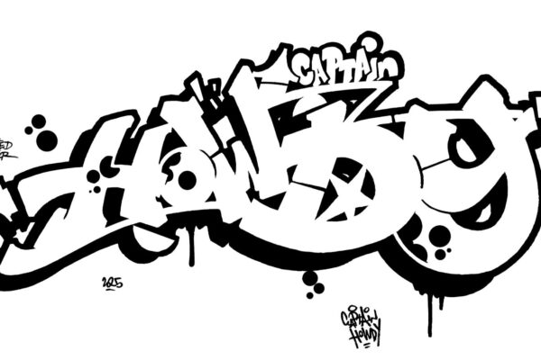 Captain Howdy, sketch/outline.