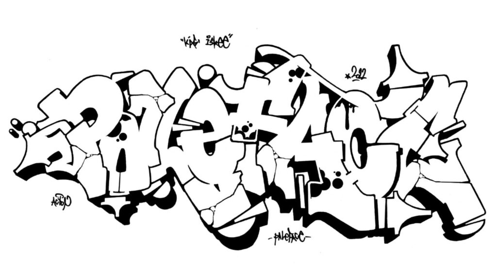 Paleface, outline/sketch.