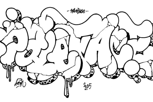 Paleface, outline/sketch.