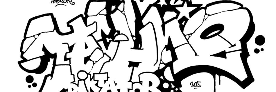 Technodiktator, sketch/outlines.