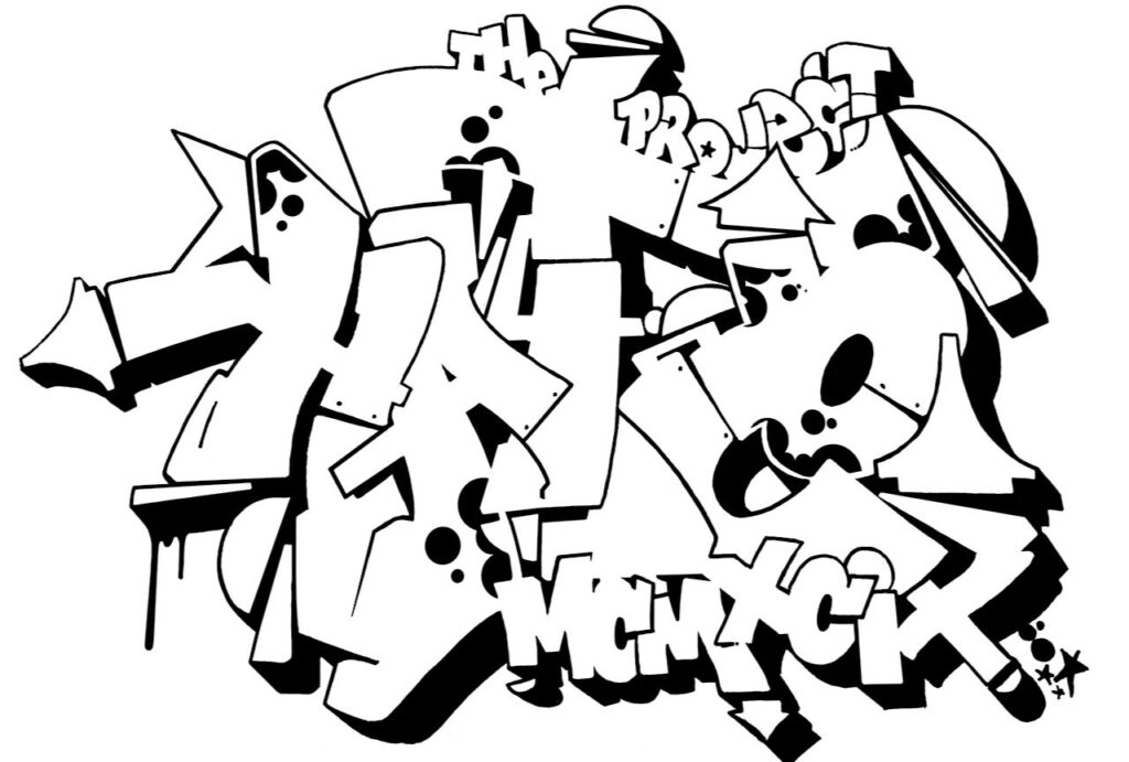The Project Hate MCMXCIX, sektch/outline.