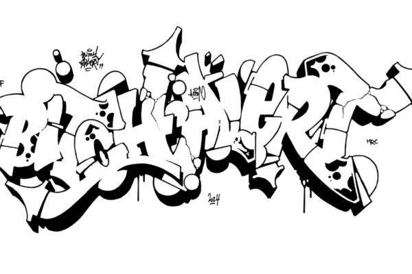 Bitch Alert, sketch/outlines.