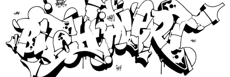 Bitch Alert, sketch/outlines.