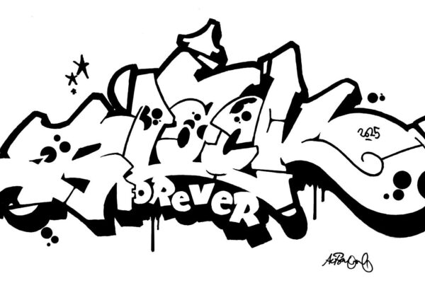 Black Forever, sketch/outlines.