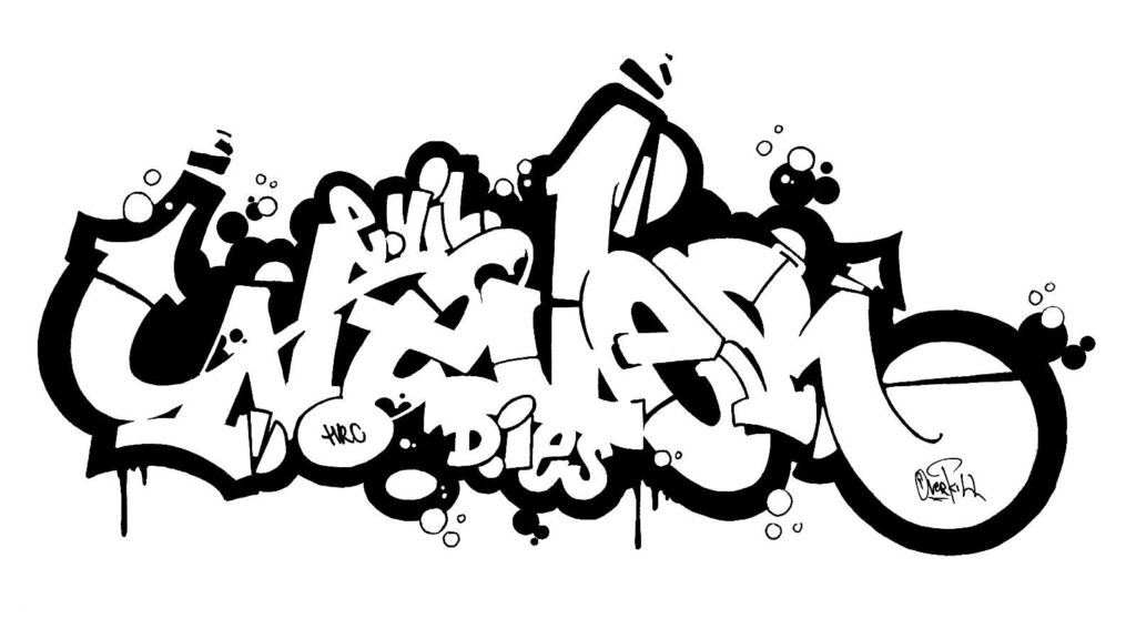 Evil Never Dies, sketch/outline.