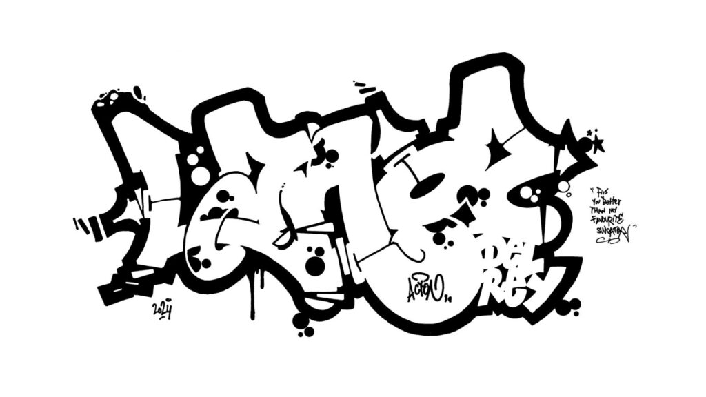 Lana Del Rey, sketch/outline.