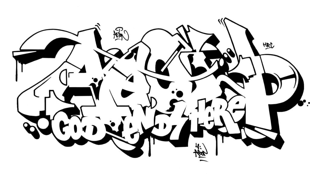 Aeon, sketch/outline.