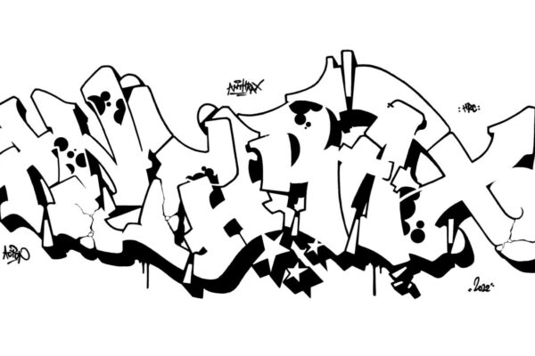 Anthrax, sketch/outlines.