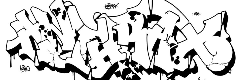 Anthrax, sketch/outlines.