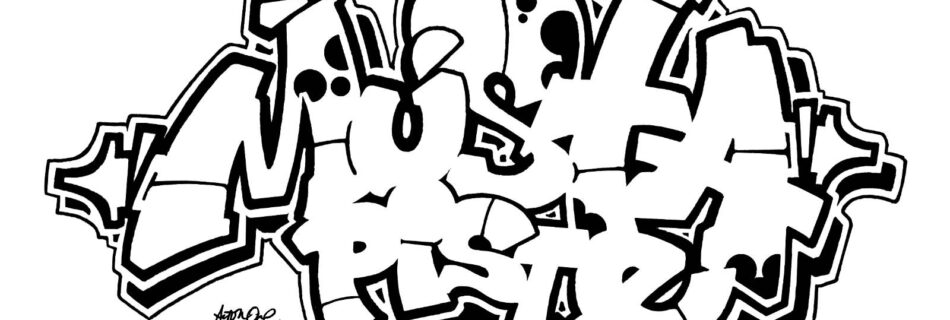 Musta Piste, sketch/outlines.