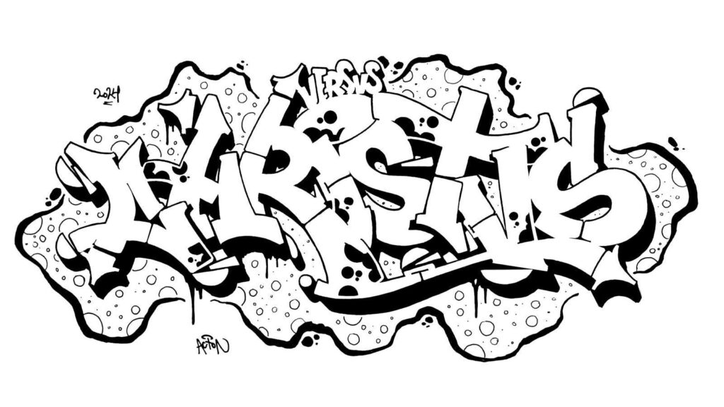 Versvs Christvs, sketch/outlines.