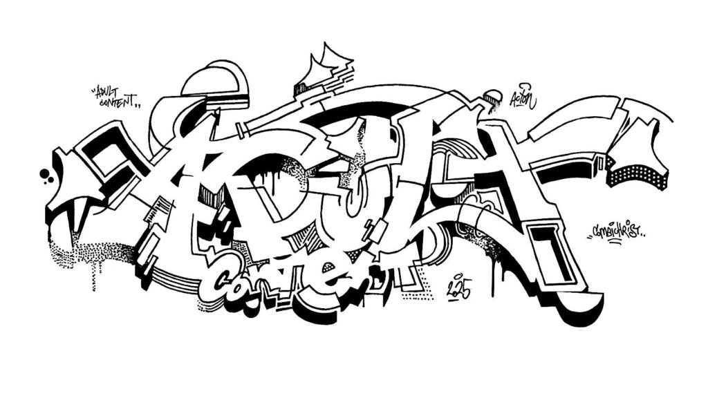 Adult Content, sketch/outline.