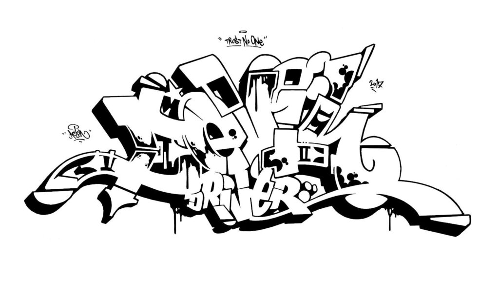 DevilDriver, sketch/outline.