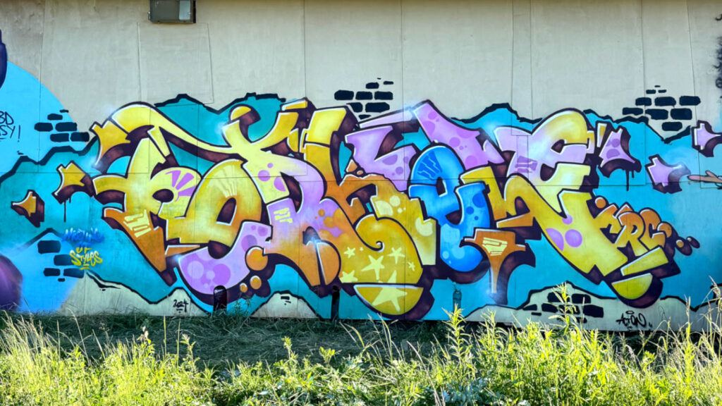 Perkele, graffiti.