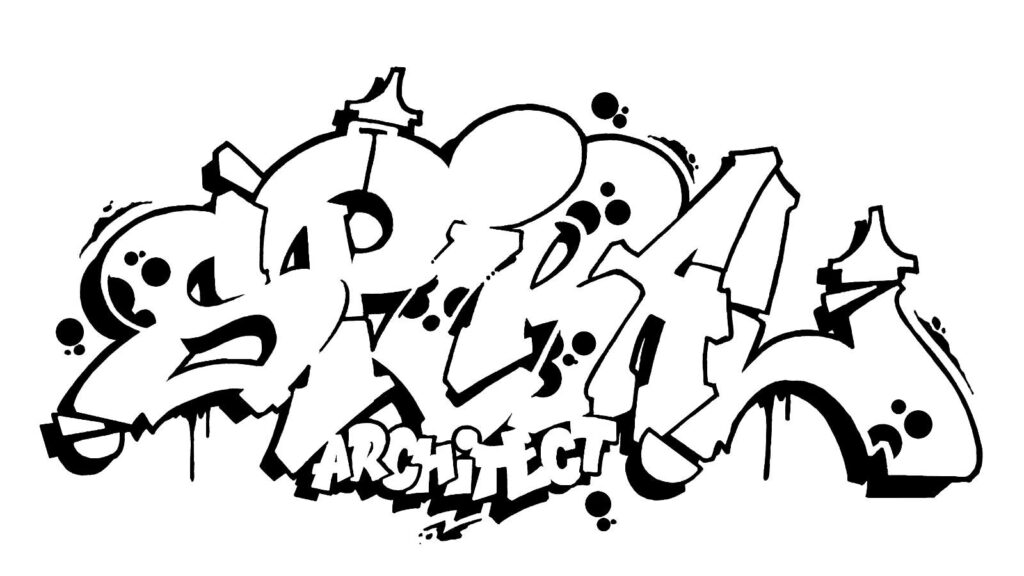 Spiral Architect, sketch/outline.