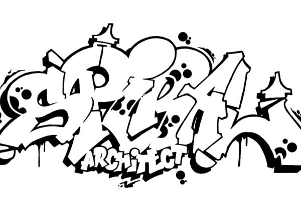 Spiral Architect, sketch/outline.