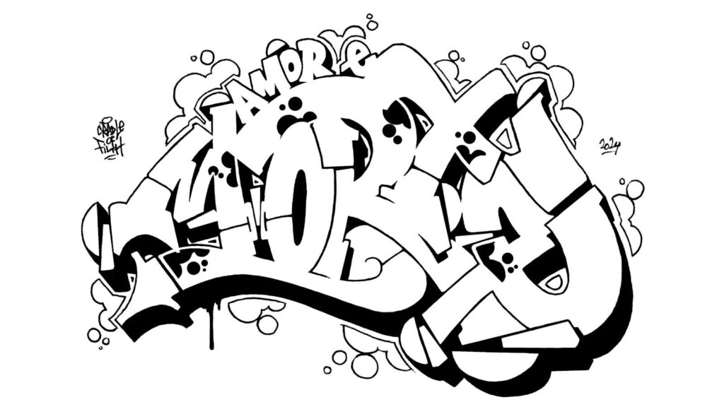Amor e Morte, sketch/outline.