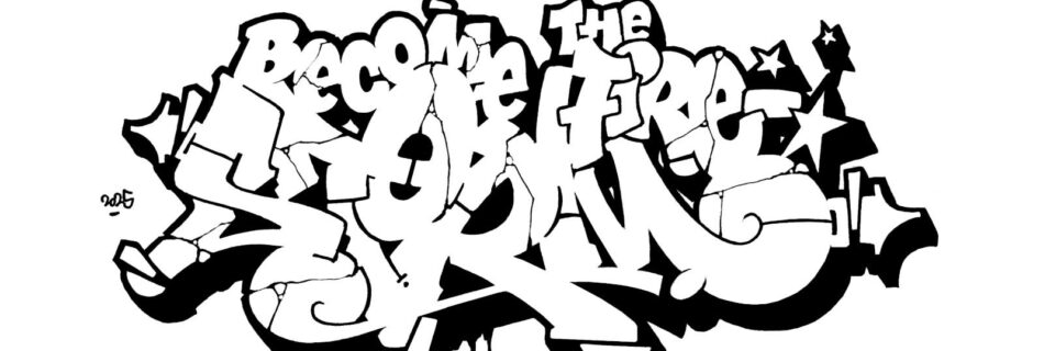 Become The Firestorm, sketch/outline.