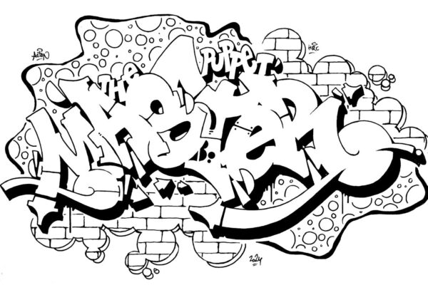 The Puppet Master, sketch/outline.