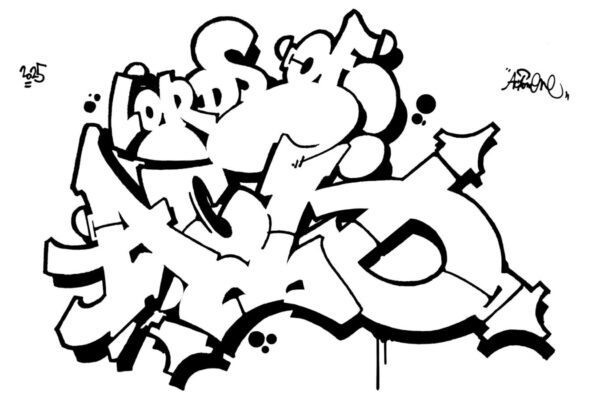 Lords Of Acid, sketch/outline.