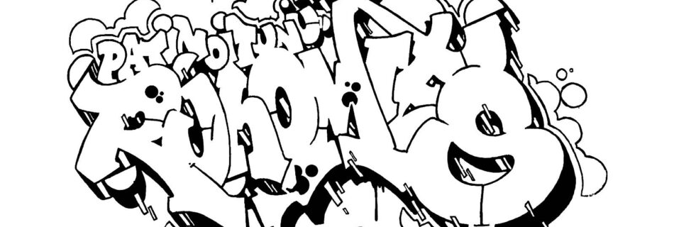 Patinoitunu Runomies, sketch/outline.